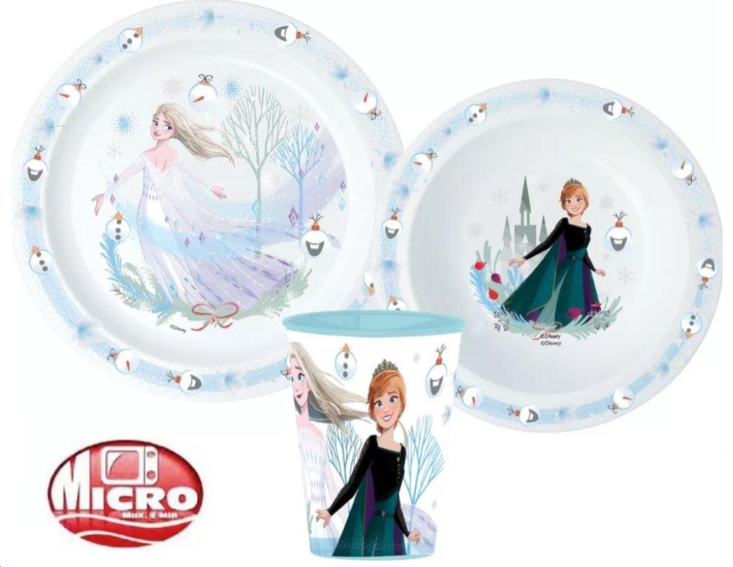 3 - DÍLNÝ PLASTOVÝ SET FROZEN VÁNOCE (Forkids - velikost: UNI)