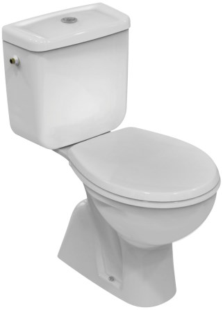 IDEAL STANDARD EUROVIT WC kombi, 2 množství splachování, zadní odpad