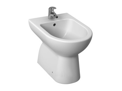 Bidet LYRA PLUS stojící bílý včetně instalační sady H8323800003041