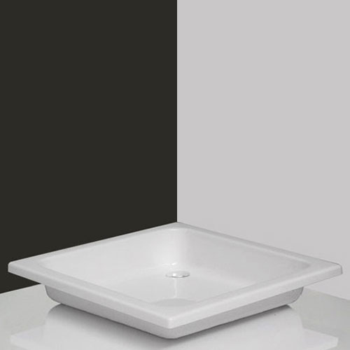 Vanička sprchová čtverec 800x800x170 mm, samonosná, akrylátová, COLA-P 800