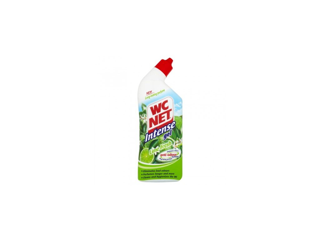 WC Net Intense gel s vůní limetky 750 ml