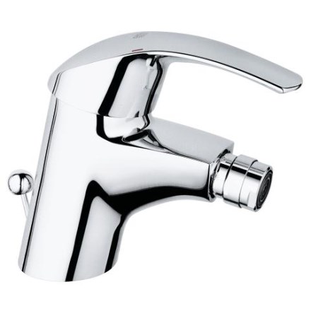 GROHE EUROSMART bidetová stojánková baterie, s odtokovou soupravou, Water Saving, chrom