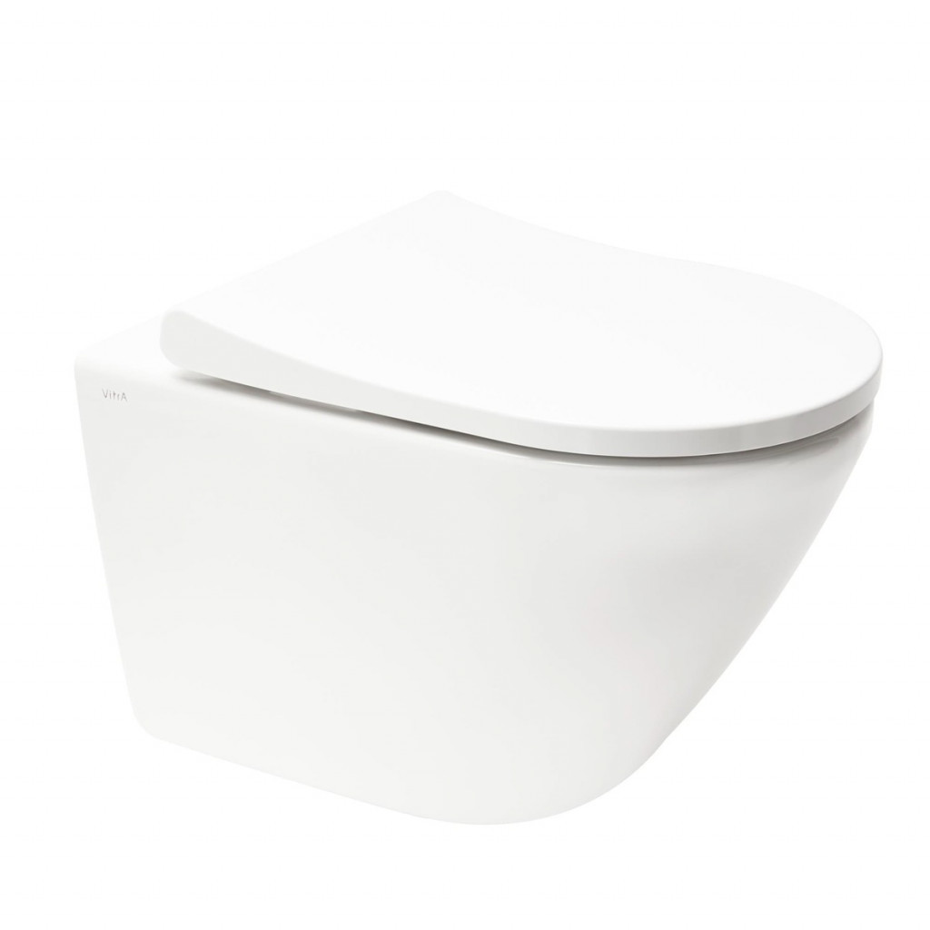 WC závěsné VitrA Integra Rim-Ex včetně sedátka se soft close, zadní odpad 7041-003-6285