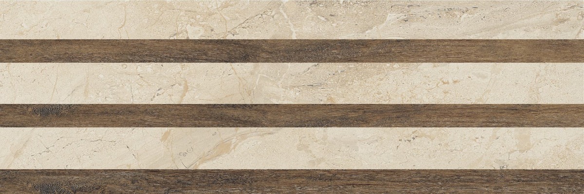 Dekor Fineza Adore beige stripes 25x75 cm mat DADORE275ST