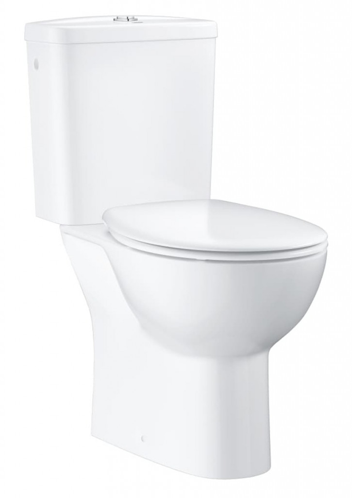 Wc kombi komplet Grohe Bau Ceramic alpská bílá zadní odpad 39495000