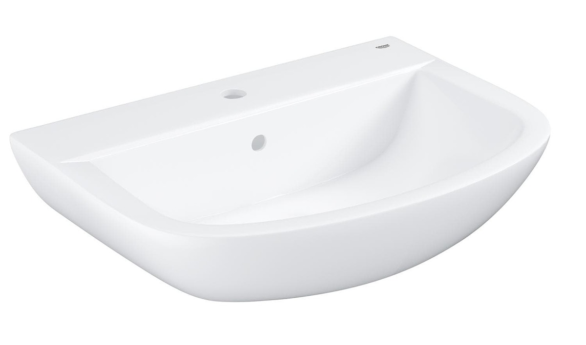 Umyvadlo Grohe Bau Ceramic 64,6x46,8 cm alpská bílá otvor pro baterii uprostřed 39420000