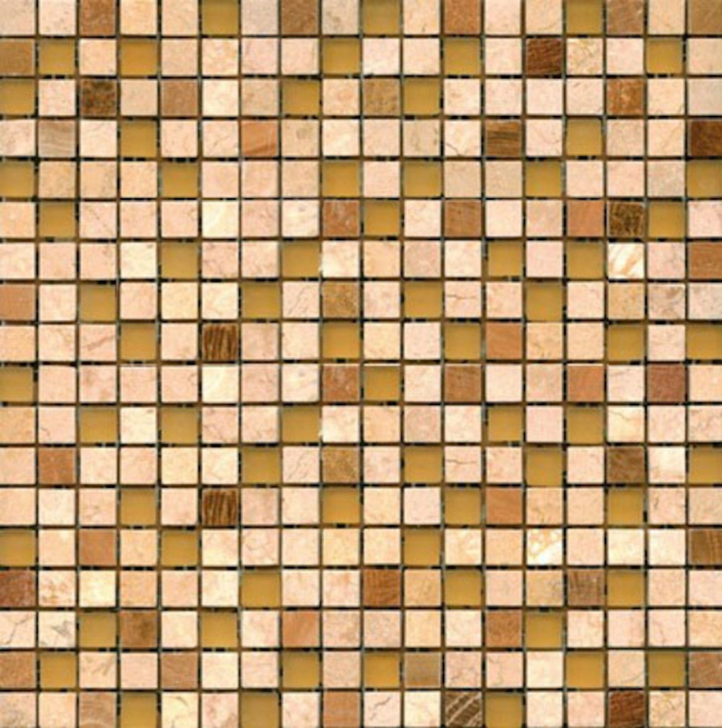 Kamenná mozaika Premium Mosaic Stone béžová 30x30 cm mat STMOS15MIX2