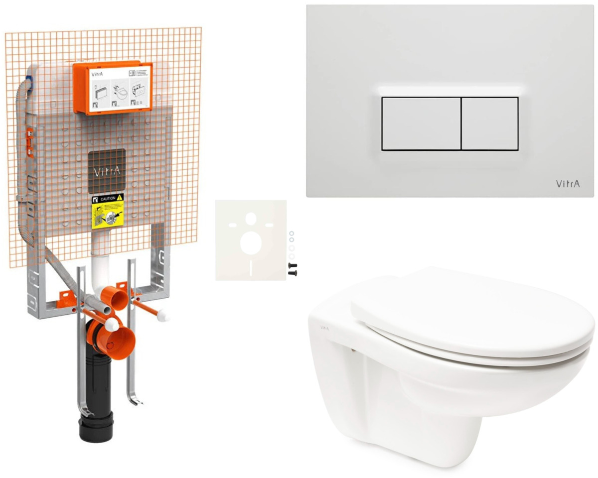 Závěsný wc set k zazdění VitrA Normus SIKOVZNOR54600