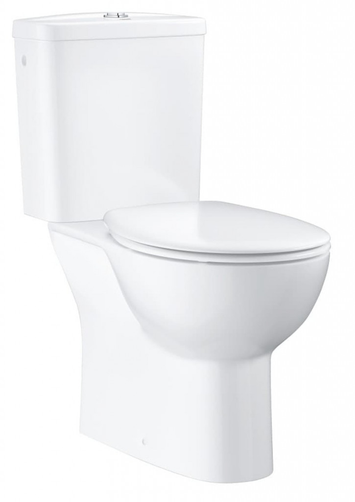 Wc kombi komplet Grohe Bau Ceramic alpská bílá spodní odpad 39346000