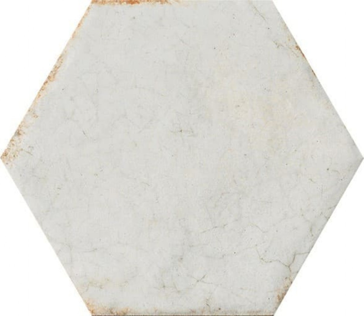 Dlažba Cir Cotto del Campiano bianco antico 15,8x18,3 cm lesk 1080612