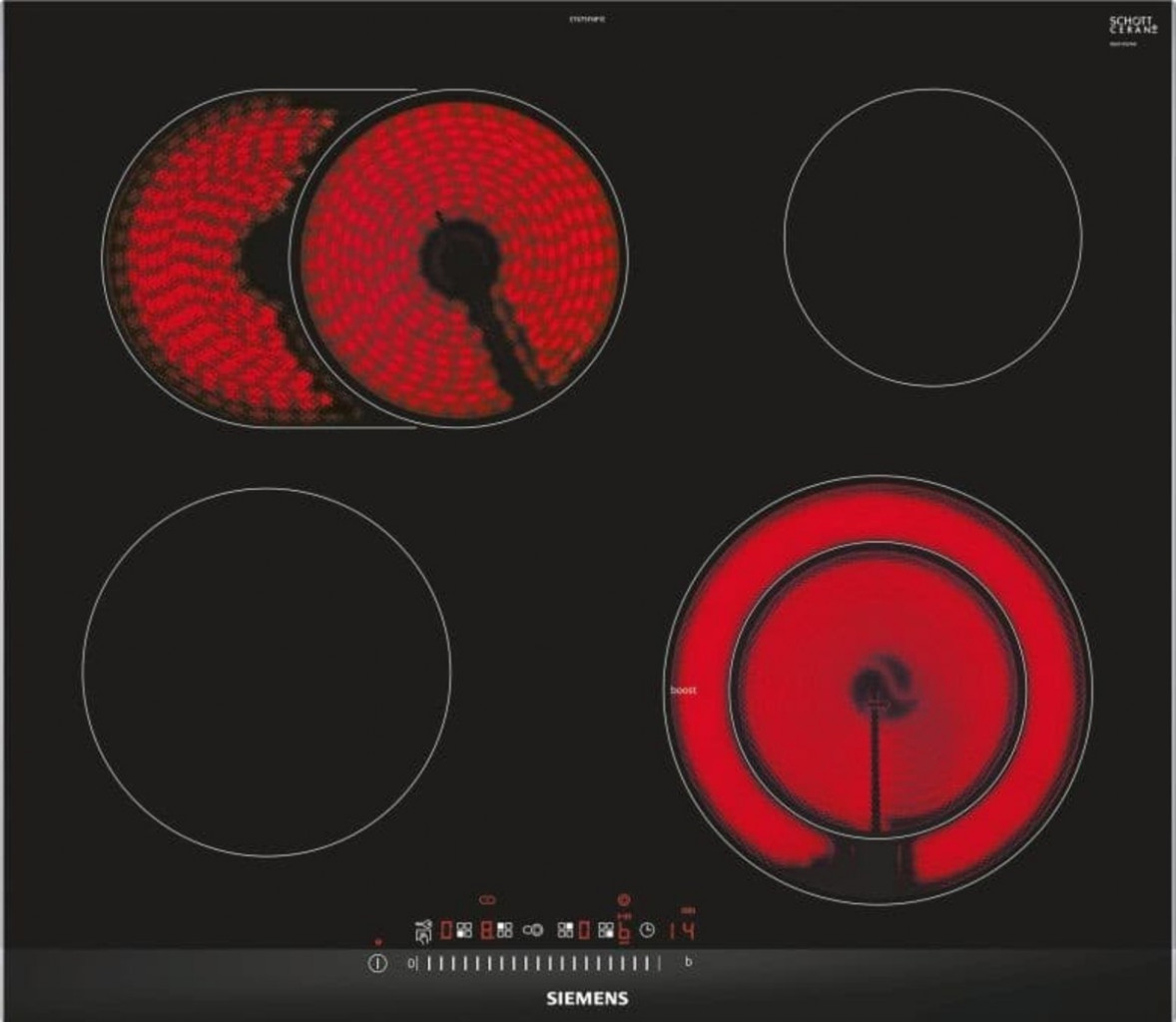 Siemens iQ300, Elektrická varná deska, 60 cm, ET675FNP1E