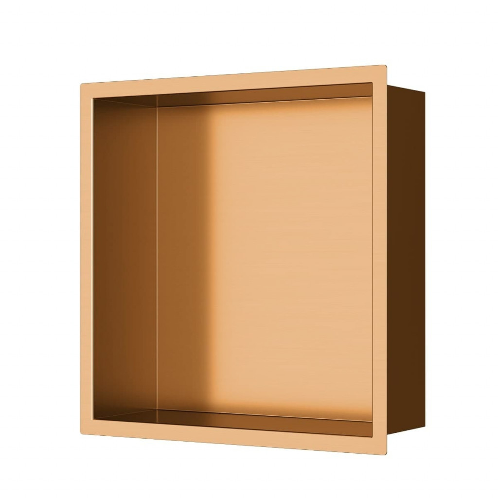 Vestavná polička SAT Aurum rose gold 30x30 cm SATAURN3030BRG