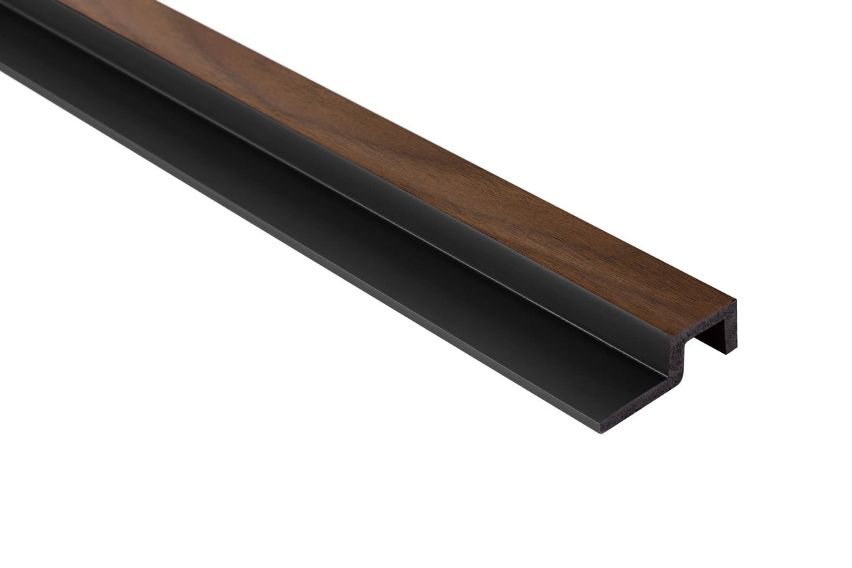 Obkladová lamela pravé ukončení Fineza Slat Large Dark oak 270X2,3 cm SLAT03DOR