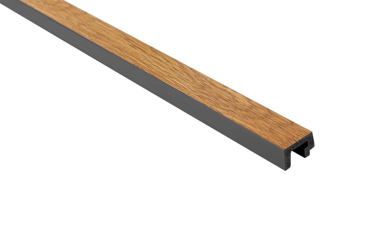 Obkladová lamela levé ukončení Fineza Slat Large Natural oak 270x3,6 cm SLAT03NOL