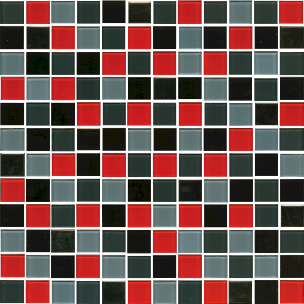 Skleněná mozaika Premium Mosaic vícebarevná 30x30 cm lesk MOS25MIX9