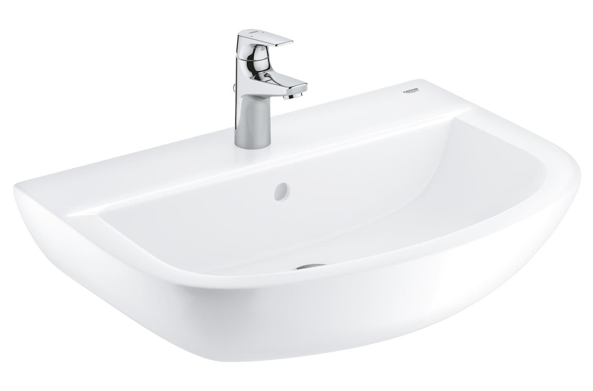 Umyvadlo Grohe BAU-CERAMIC 60,9x44,2 cm alpská bílá otvor na baterii 39644000