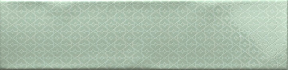 Dekor Ribesalbes Ocean green 7,5x30 cm lesk OCEAN2711